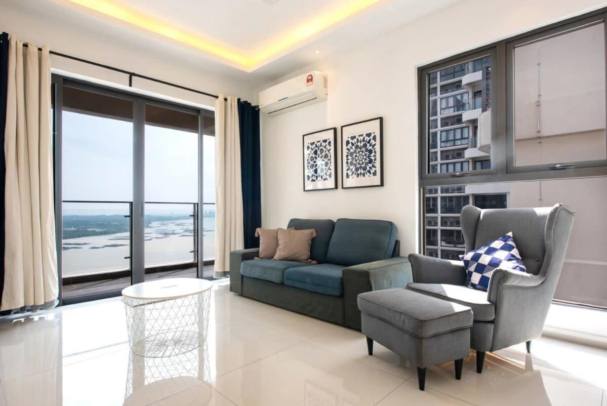 Comfy 3Br Apt In Danga Bay Free Parking Sea View Johor Bahru Luaran gambar