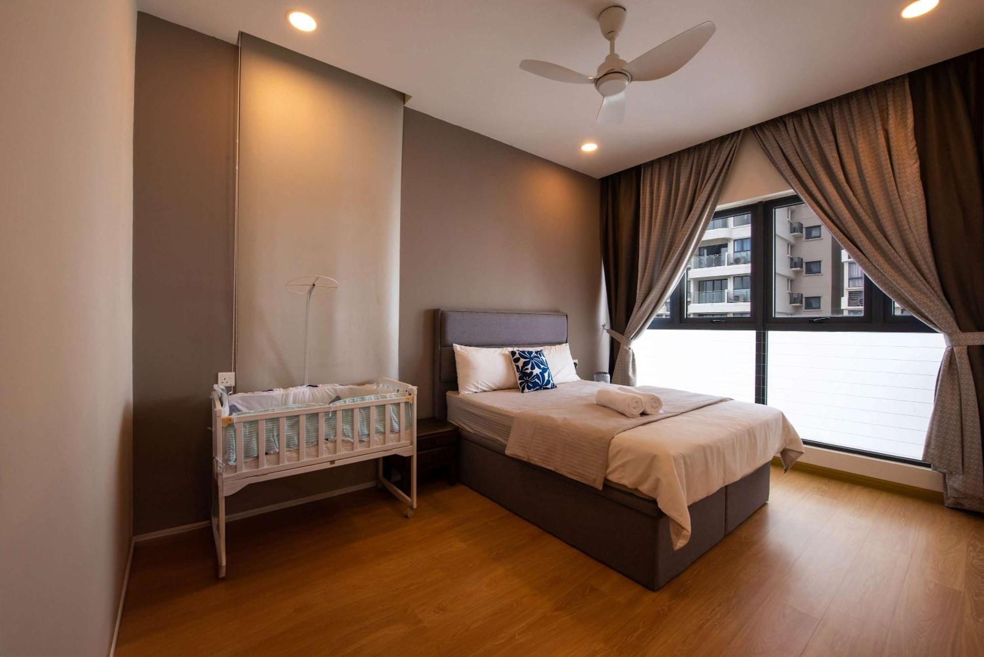 Comfy 3Br Apt In Danga Bay Free Parking Sea View Johor Bahru Luaran gambar