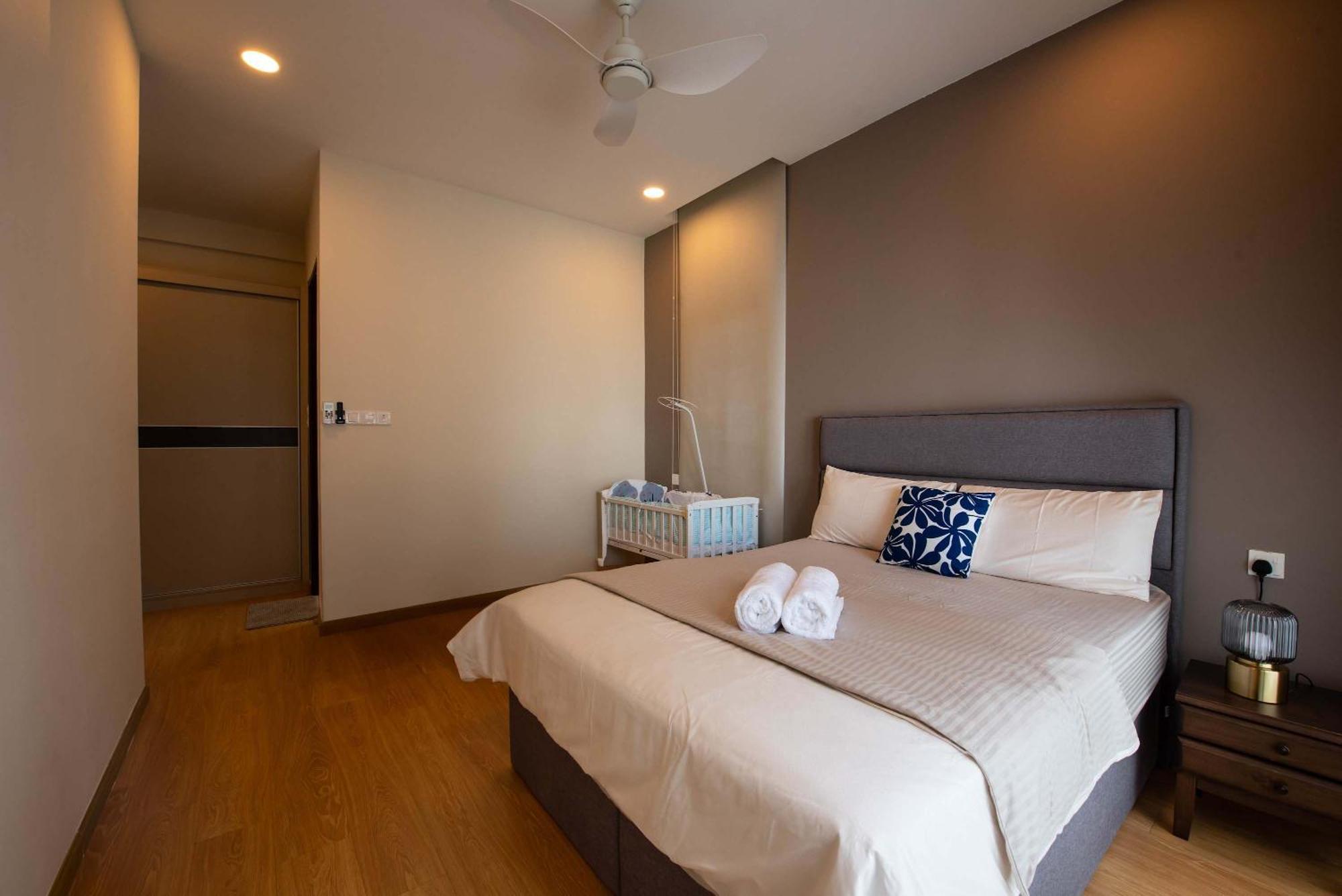 Comfy 3Br Apt In Danga Bay Free Parking Sea View Johor Bahru Luaran gambar